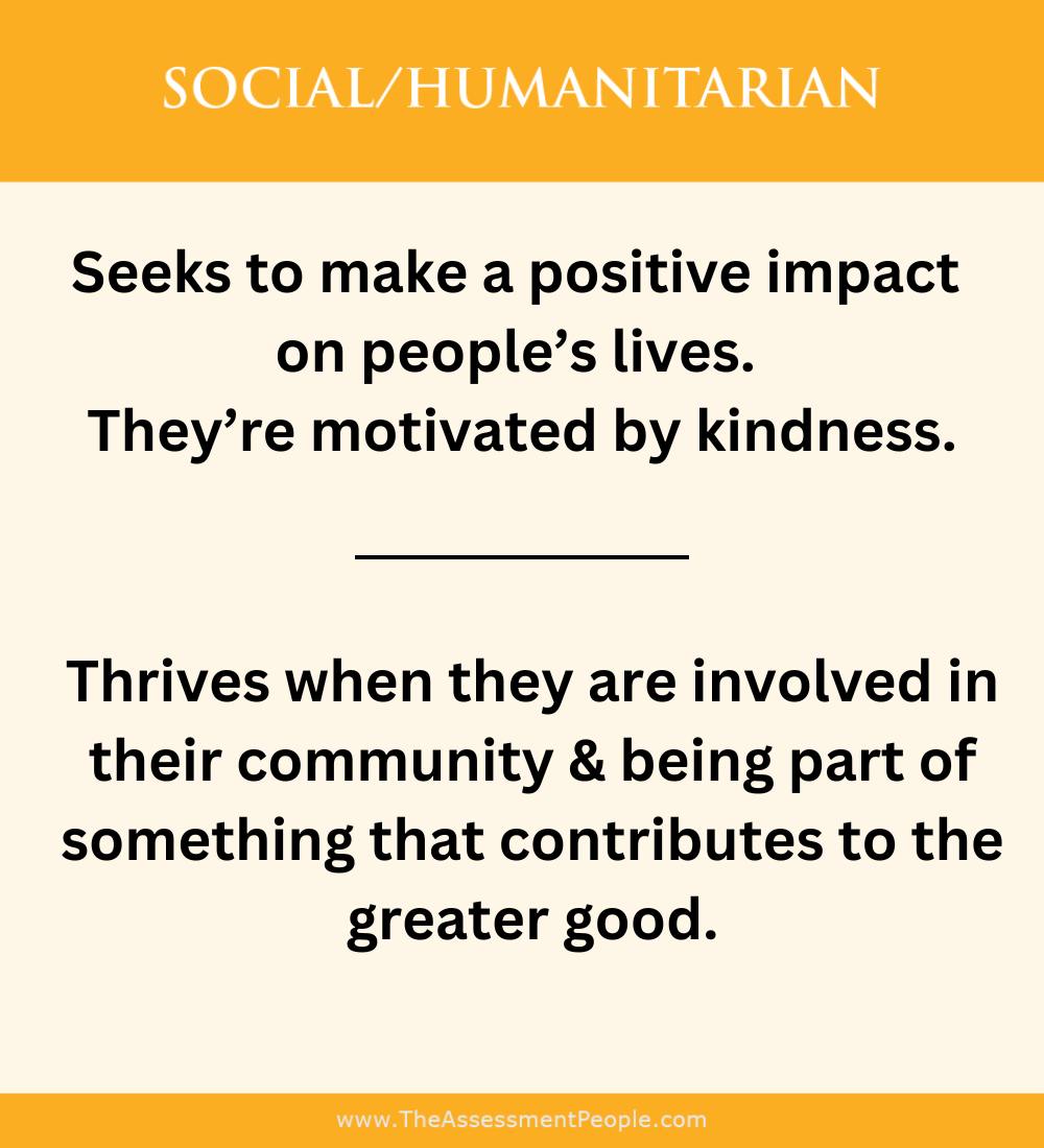 Social Humanitarian Traits